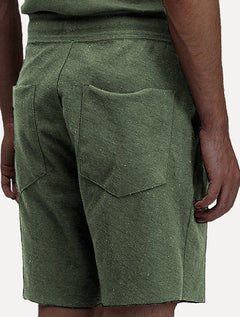 Bermuda Osklen Masculina Moletom Rustic E-Basics Verde Militar