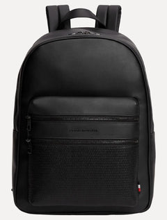 Mochila MasculinaTommy Hilfiger Woven Backpack Preta
