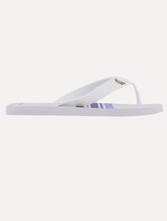 Chinelo Reserva Masculino Watercolor Stripe Branco/Marinho
