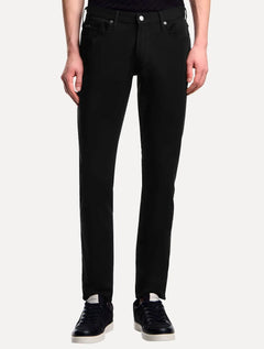 Calça Jeans Empório Armani Masculina J06 Slim Fit Cintura Baixa Preta