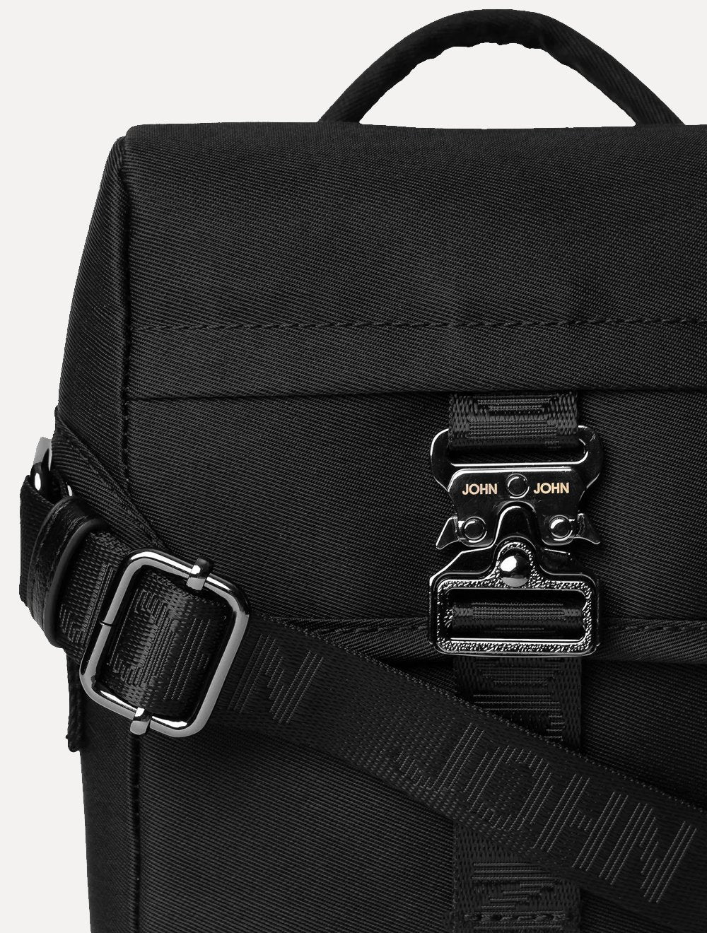 Bolsa John John Masculina Crossbody Nate Preta