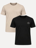 Kit Camisetas Aramis/Tommy Hilfiger | Amêndoa/Preta