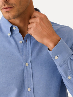 Camisa Aramis Masculina Slim Oxford Planalto Azul Royal