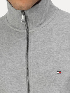 Moletom Tommy Hilfiger Masculino Essential Terry Zip-Thru Cinza Mescla