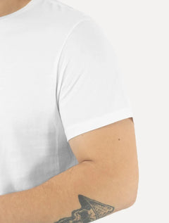 Camiseta Ellus Masculina Cotton Fine Originals Classic Rebel Soul Branca