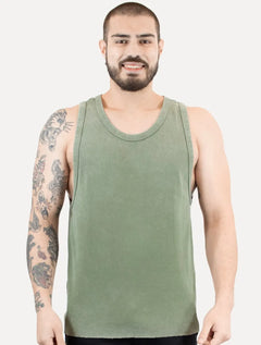 Regata Osklen Masculina Regular Double Used Ribbed Verde