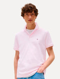 Polo Tommy Hilfiger Masculina Malha Liquid Cotton Seasonal Rosa Claro