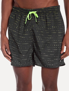 Short Calvin Klein Swimwear Masculino D'Água Wave Dots Chumbo