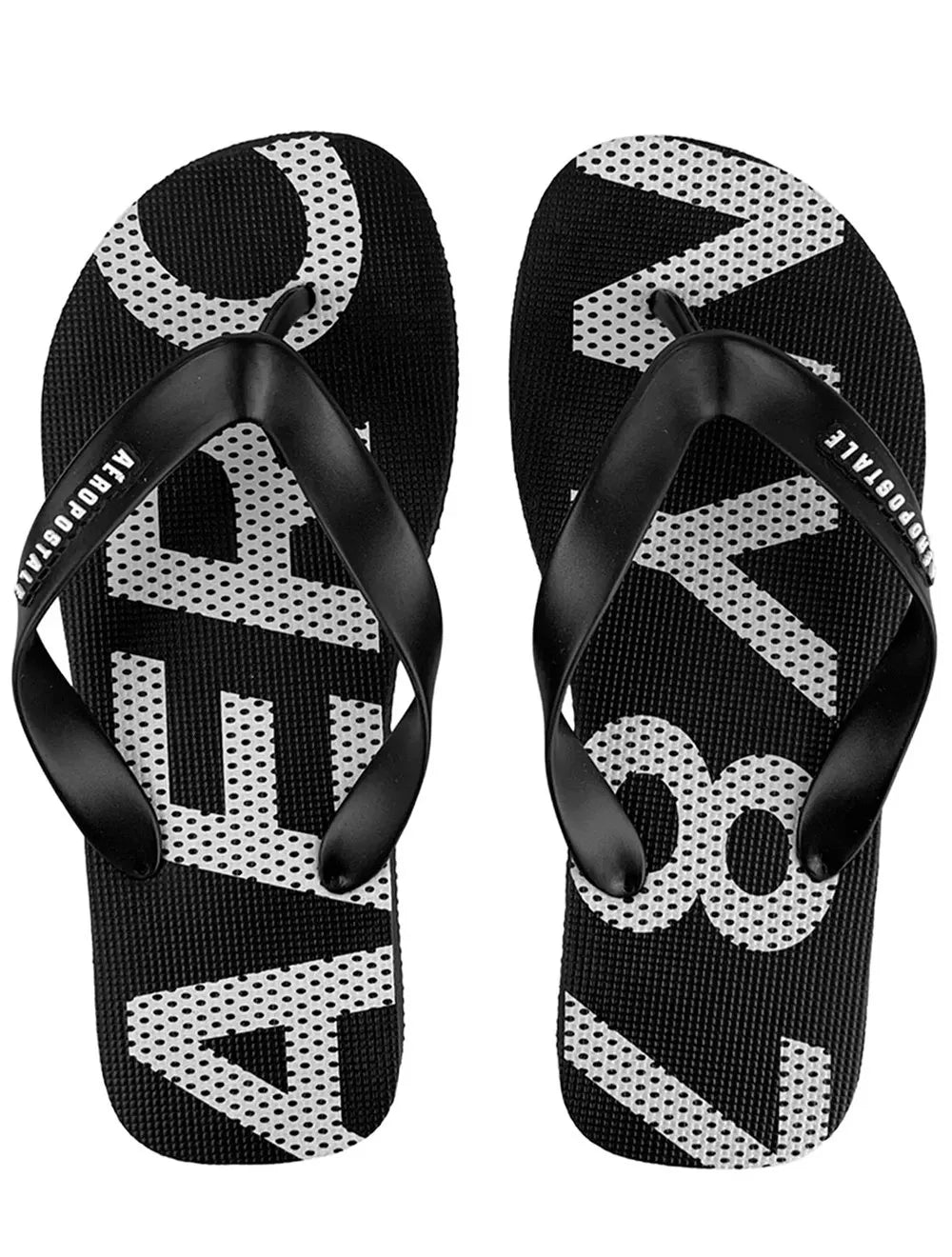 Chinelo Aeropostale Masculino Aero NY87 Points Preto