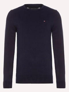 Suéter Tommy Hilfiger Masculino Signature Crewneck Azul Marinho