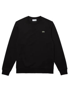 Moletom Lacoste Masculino Sport Crewneck Fleece Preto