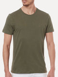 Camiseta Aramis Masculina Basic Lisa Verde Militar