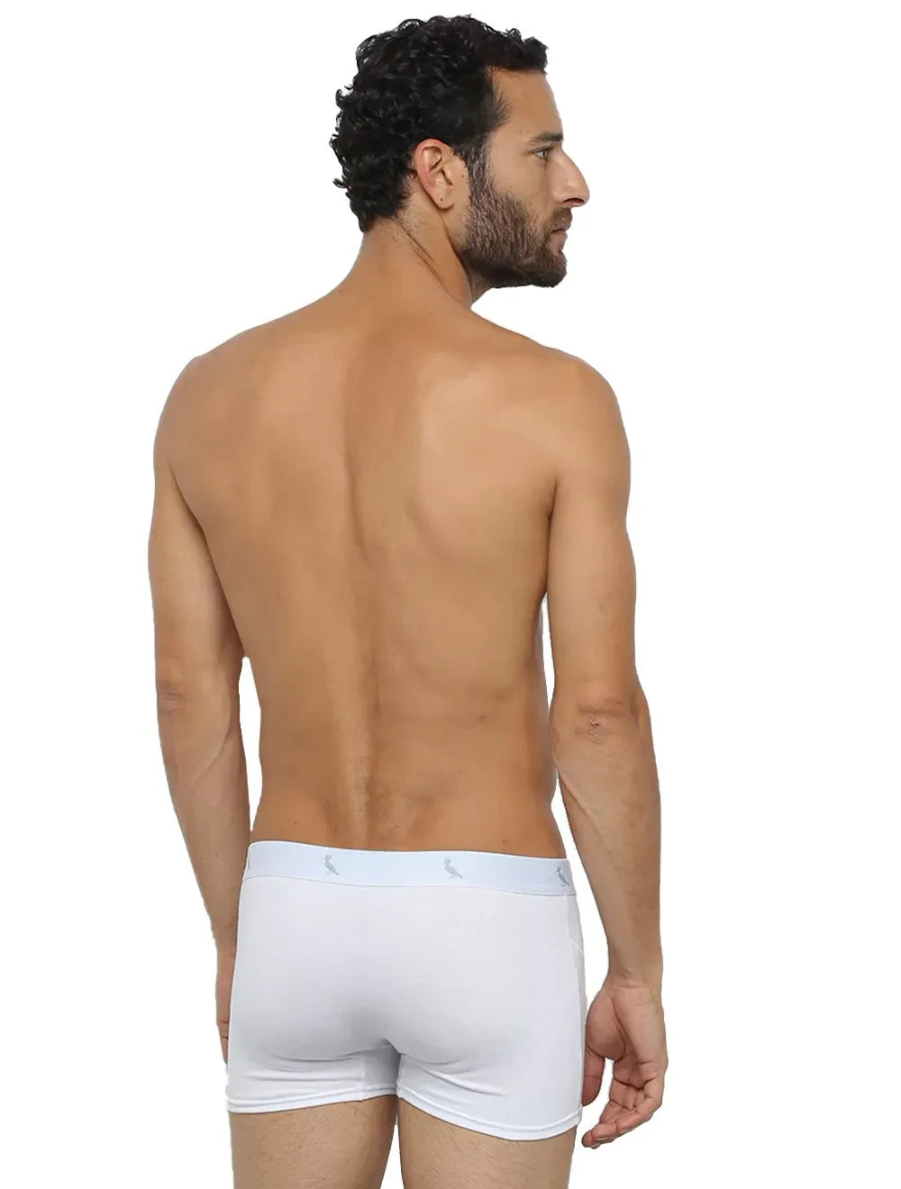 Cueca Reserva Masculina Boxer Grey Woodpecker Cotton Branca