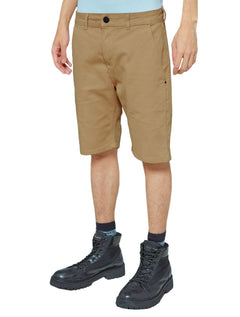 Bermuda John John Masculina Sarja Straight Alasca Cáqui Claro