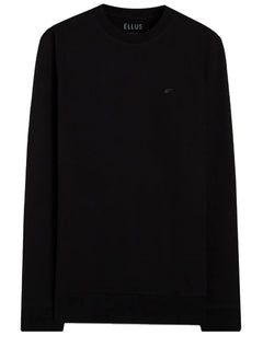 Moletom Ellus Masculino Crewneck Regular Basic Preto