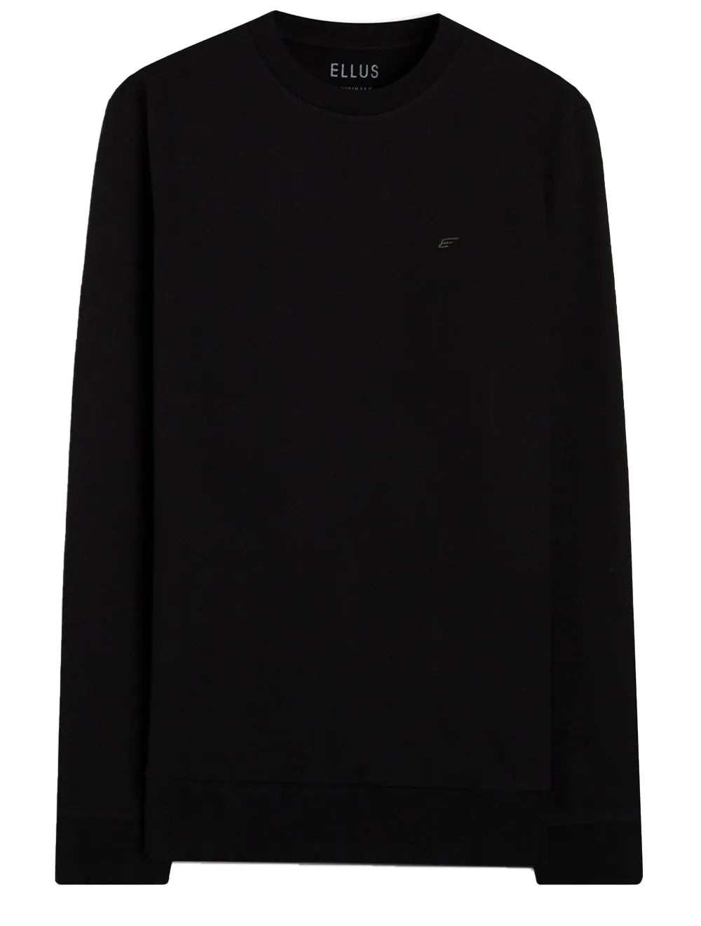 Moletom Ellus Masculino Crewneck Regular Basic Preto