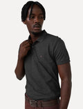Polo Aramis Masculina Piquet Inner Detail Tape Grafite Mescla