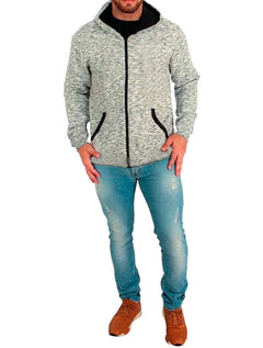 Jaqueta Aeropostale Masculina Corta-Vento A87 Cinza Médio Mescla