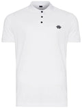 Polo John John Masculina Logo Transfer White Branca