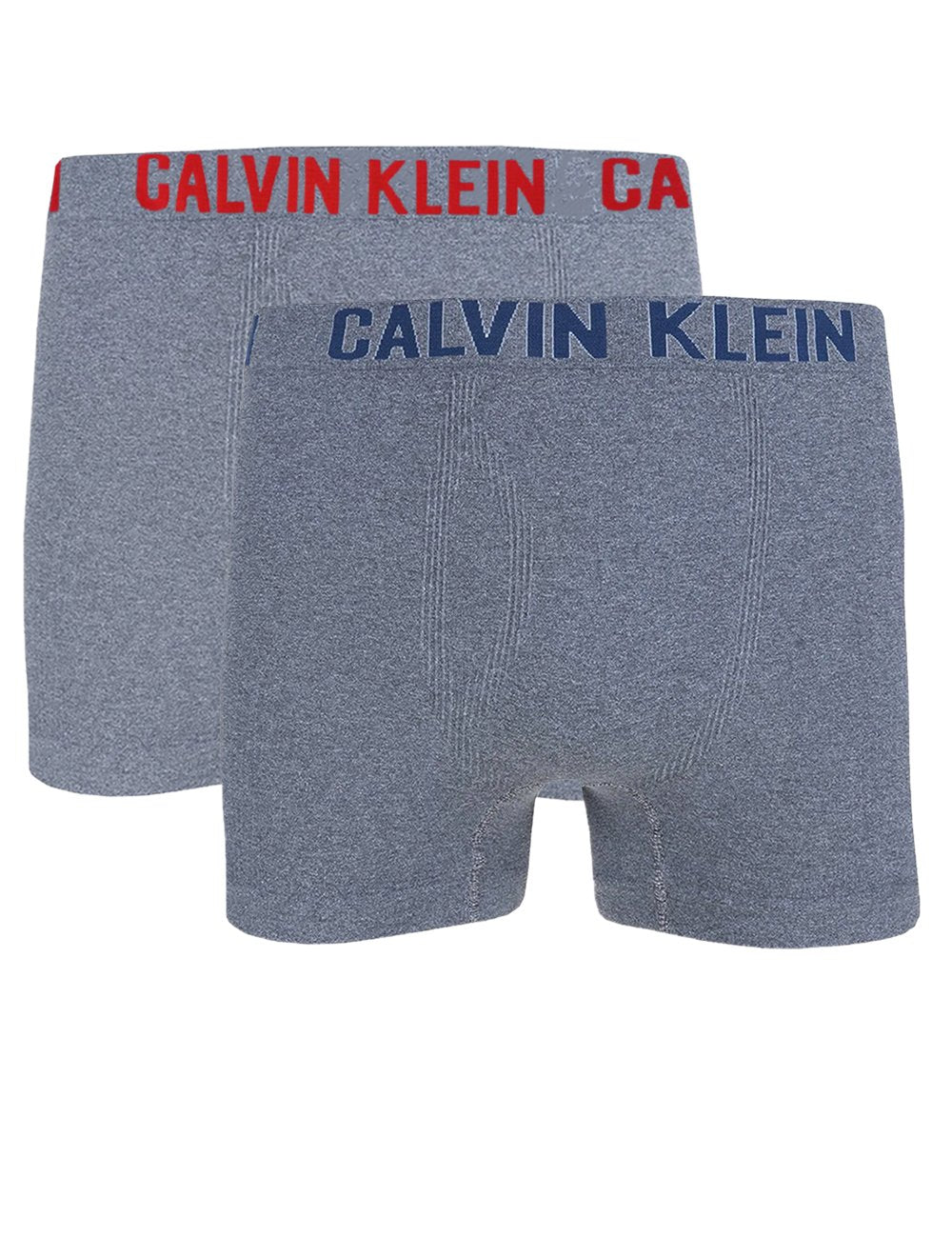 Cuecas Calvin Klein Trunk Seamless Logo Chumbo/Mescla Pack 2UN