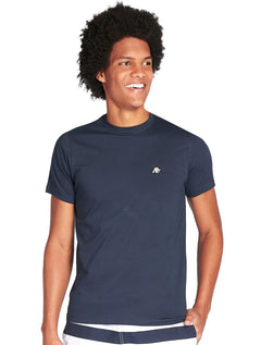 Camiseta Aeropostale Embroidered Light Logo NYC A87 Azul Marinho