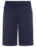 Bermuda Ellus Sarja Masculina Color Canvas Rock 5 Pockets Azul Marinho