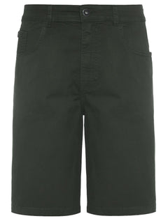 Bermuda Ellus Sarja Masculina Color Canvas Rock 5 Pockets Verde Militar