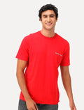 Camiseta Tommy Jeans Masculina Classic Linear Chest Vermelha