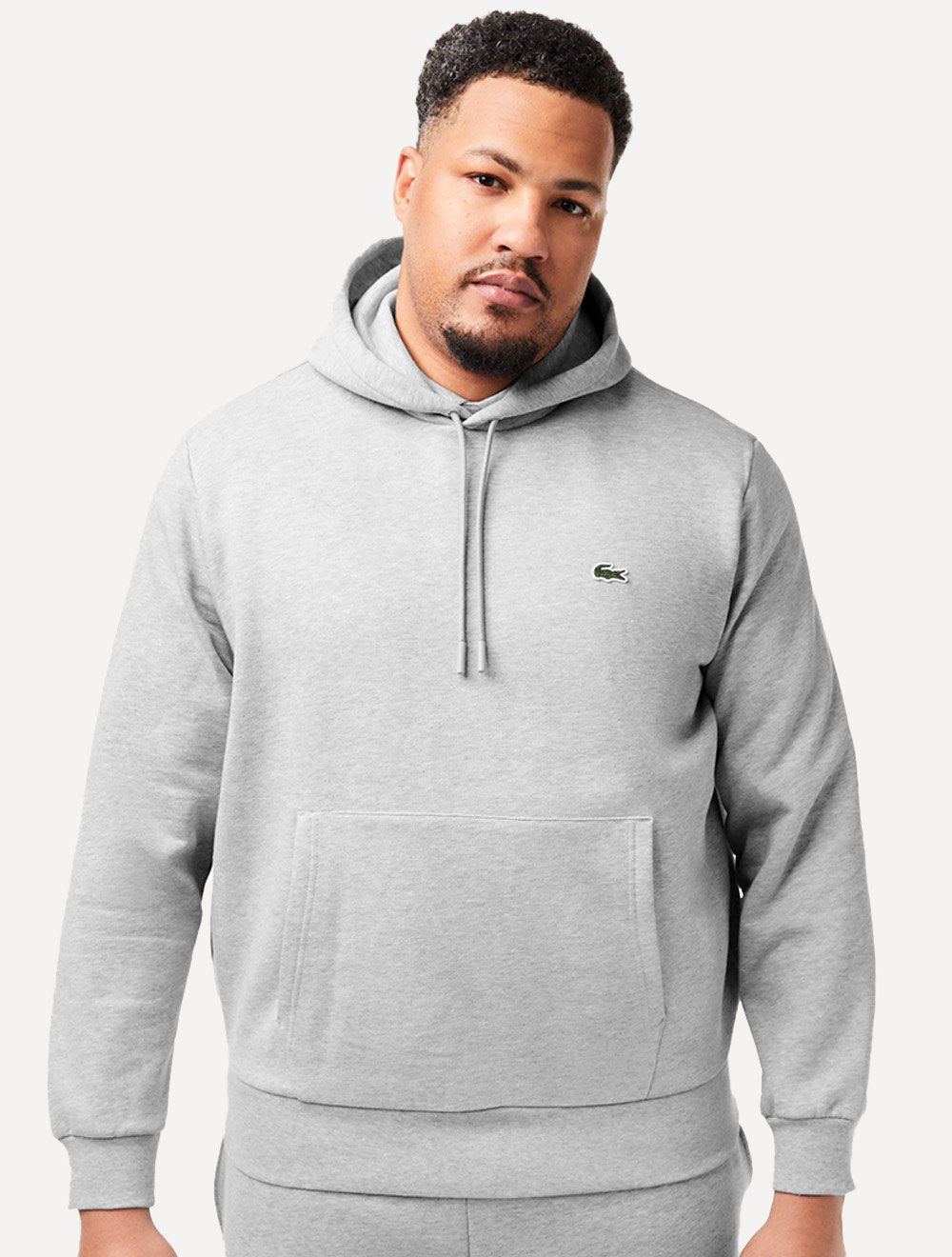 Moletom Lacoste Masculino Hoodie Classic Fit Cinza