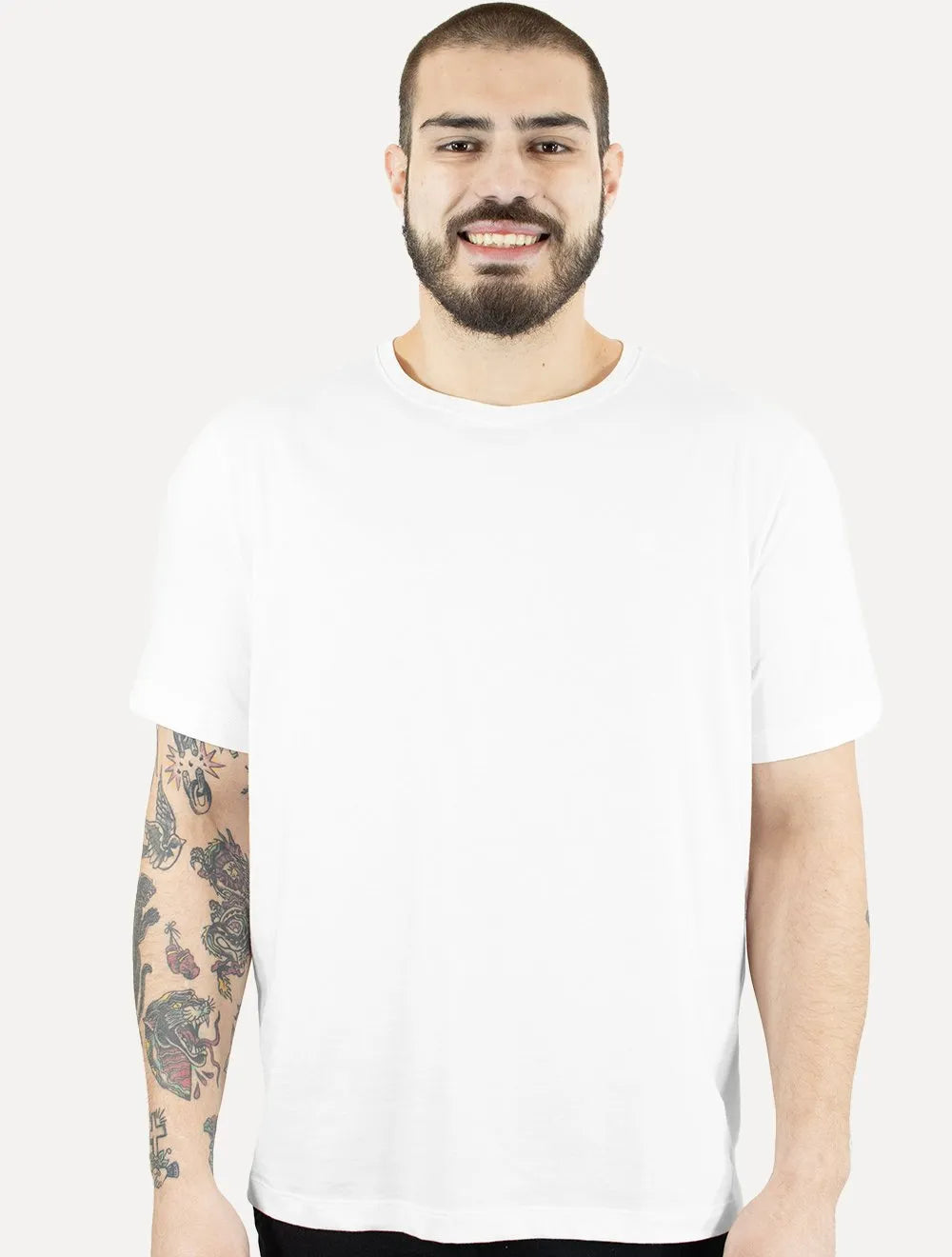 Camiseta Individual Comfort Pima Soft Touch Logo Branca