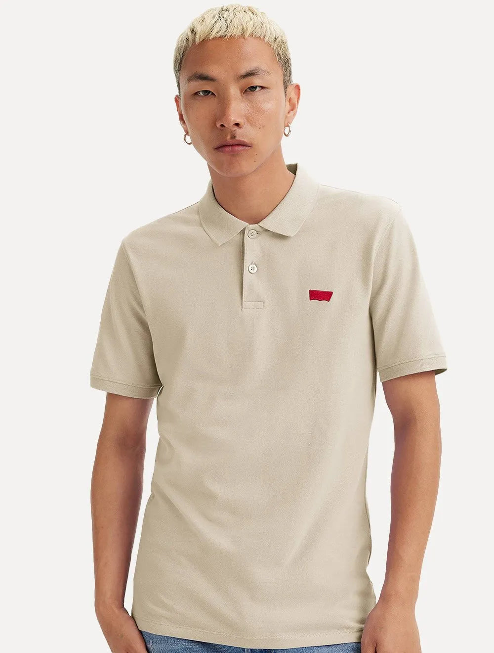 Polo Levis Masculina Slim Housemark Cáqui