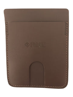 Carteira Forum Masculina Porta Cartão Couro Slim Marrom Café