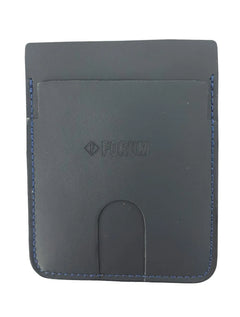 Carteira Forum Masculina Porta Cartão Couro Slim Azul Marinho