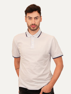 Polo Ellus Masculina Piquet Classic Easa Tri Dark Branca