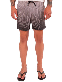 Short Calvin Klein Swimwear Masculino D'Água Logo Degradê Cáqui