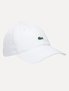 Boné Lacoste Casual Contrast Strep Logo Branco