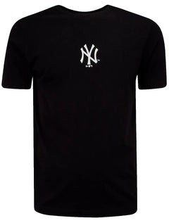Camiseta New Era Masculina New York Yankees Logo Frontal Preta