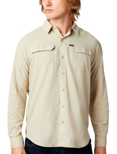 Camisa Columbia Silver Ridge II Fossil Cáqui Claro