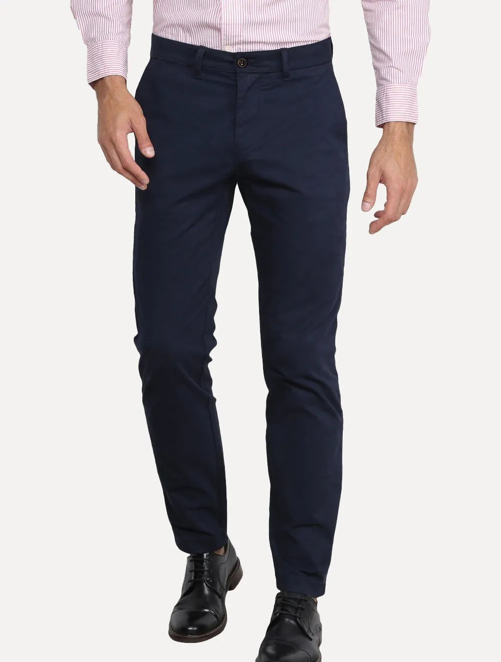 Calça Tommy Hilfiger Masculina de Sarja Brooklyn Azul Marinho