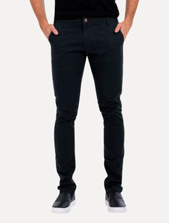 Calça Ralph Lauren Masculina Sarja Chino Stretch Azul Marinho