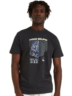 Camiseta Forum Masculina Slim Lunar Eclipse Noir Chumbo