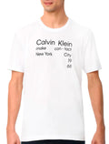 Camiseta Calvin Klein Masculina Make Contact New York Branca