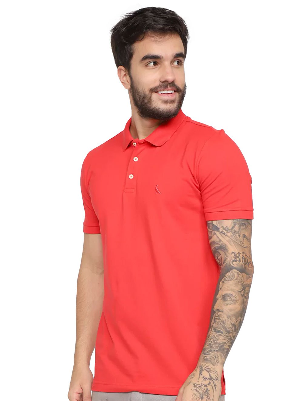 Polo Reserva Masculina Piquet Clássica Vermelha