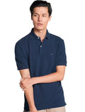 Polo Tommy Hilfiger Masculina Coupe Sur Ivy Azul Marinho