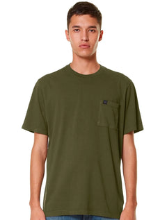 Camiseta John John Masculina Pocket Basic Bleen Verde Militar