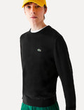 Suéter Lacoste Masculino Classic Fit Gola Redonda Logo Preto