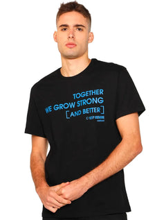 Camiseta Colcci Masculina Regular Grow Strong Preta