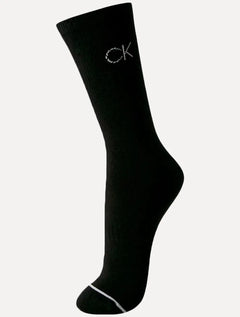 Meia Calvin Klein Esportiva Cano Longo Preta 1UN