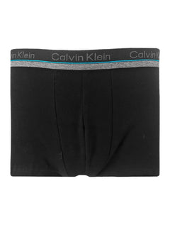 Cueca Calvin Klein Low Rise Trunk C12.10 PT00 Trunk Blu Grey Stripe Preta 1UN