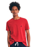 Camiseta Nautica Masculina Dark Icon Vermelha